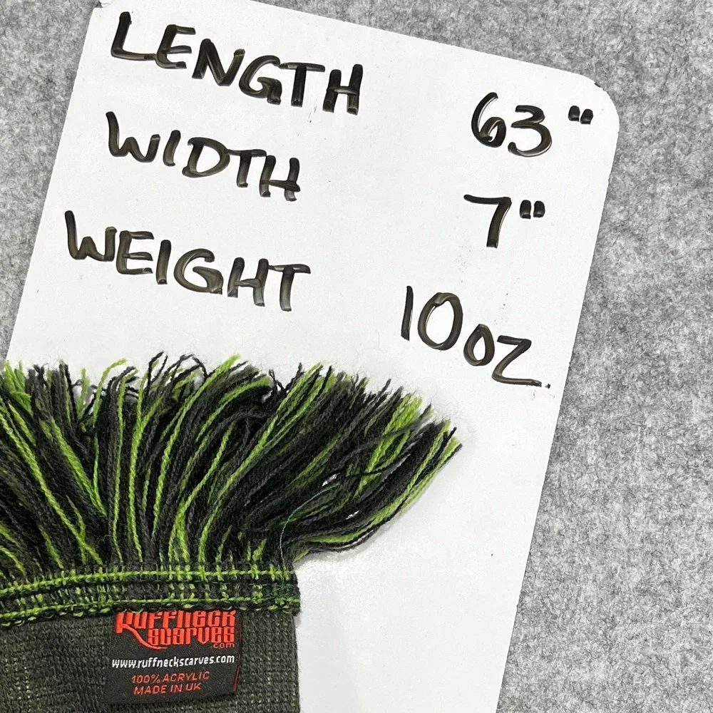 Emerald City Supporters‎ Scarf ECS Green Black Striped Fringed